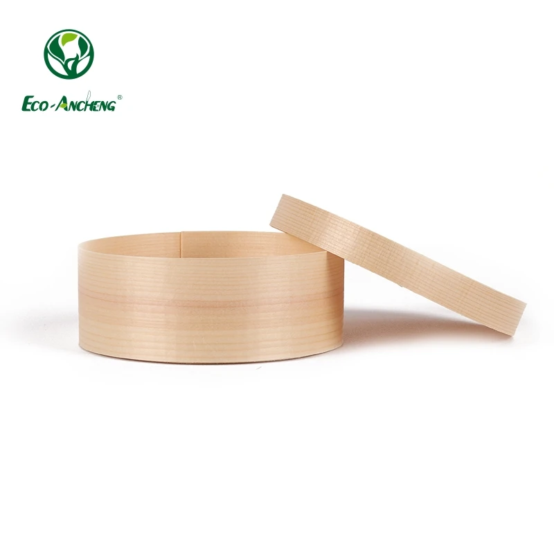 Disposable Wooden Baking Cake Tools Fruit Food Wood Round Cheese Cake Box