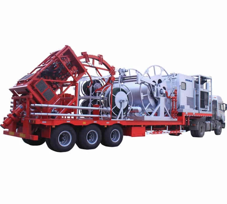 High Quality Wholesale Oil Field Trailer-mounted Engine Injector Bop Coiled Tubing Unit