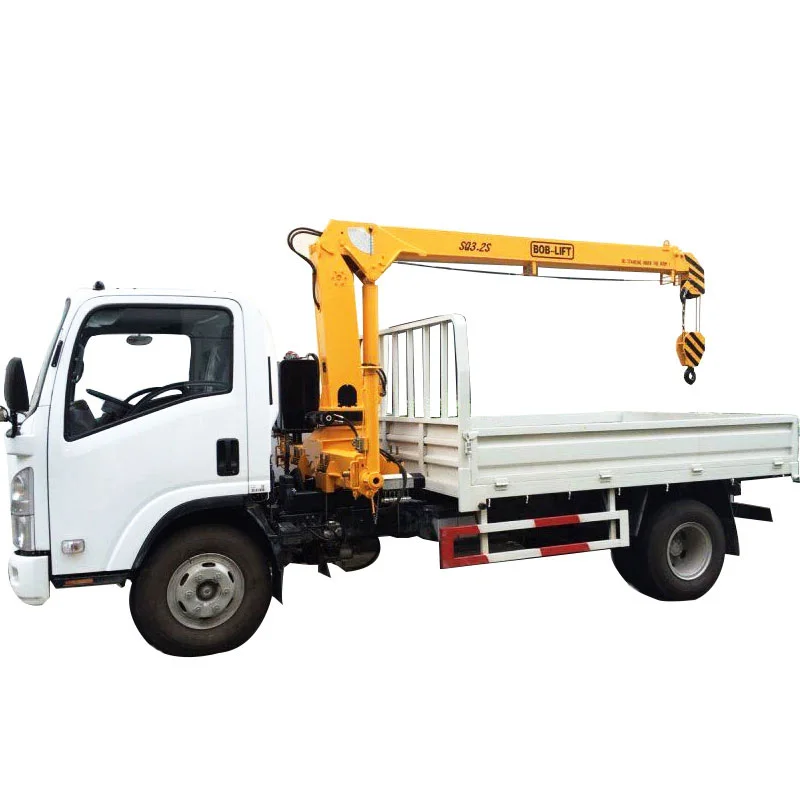 Telescopic Boom Truck Crane with Basket