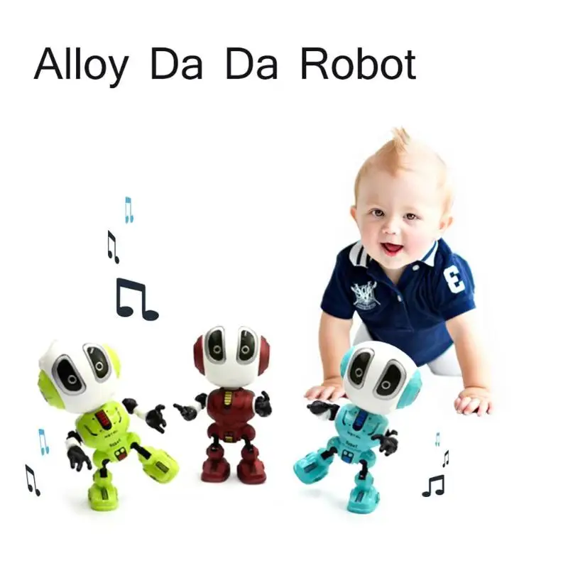 2019 Hot Sale Kid Head Touch Sensor Electronic Smart Q Robot Toy Mini Smart Robot For Early Educational Kids Toy