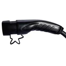 fisher AC Type 2 to Schuko plug 16 Amp 250 Volts EV Charging Cable with control box current adjustable portable ev charger