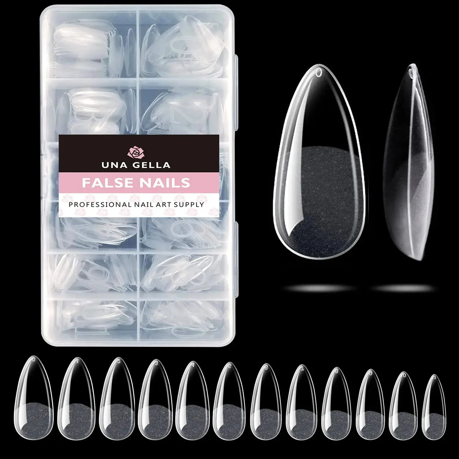 Hot Sale Tips Nail 120pcs Set Frosted Transparent Soft Full Cover Nail Tips Square Oval Almond Artificial Fingernails Tips Nail