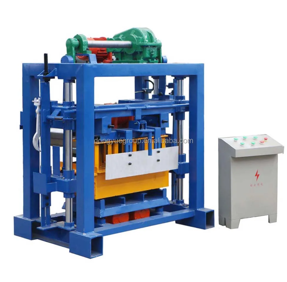 QT40-2 how to make concrete bricks and small hollow block making machine price in Mexico