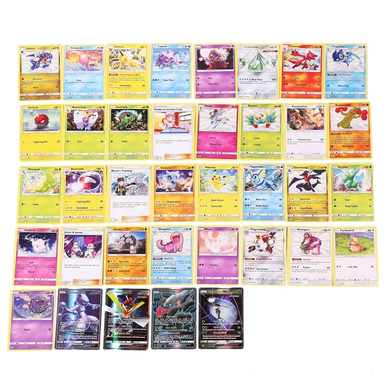 360pcs /box English French Spanish pokemoned cards booster box carte poke mon pokemond cards playing cards