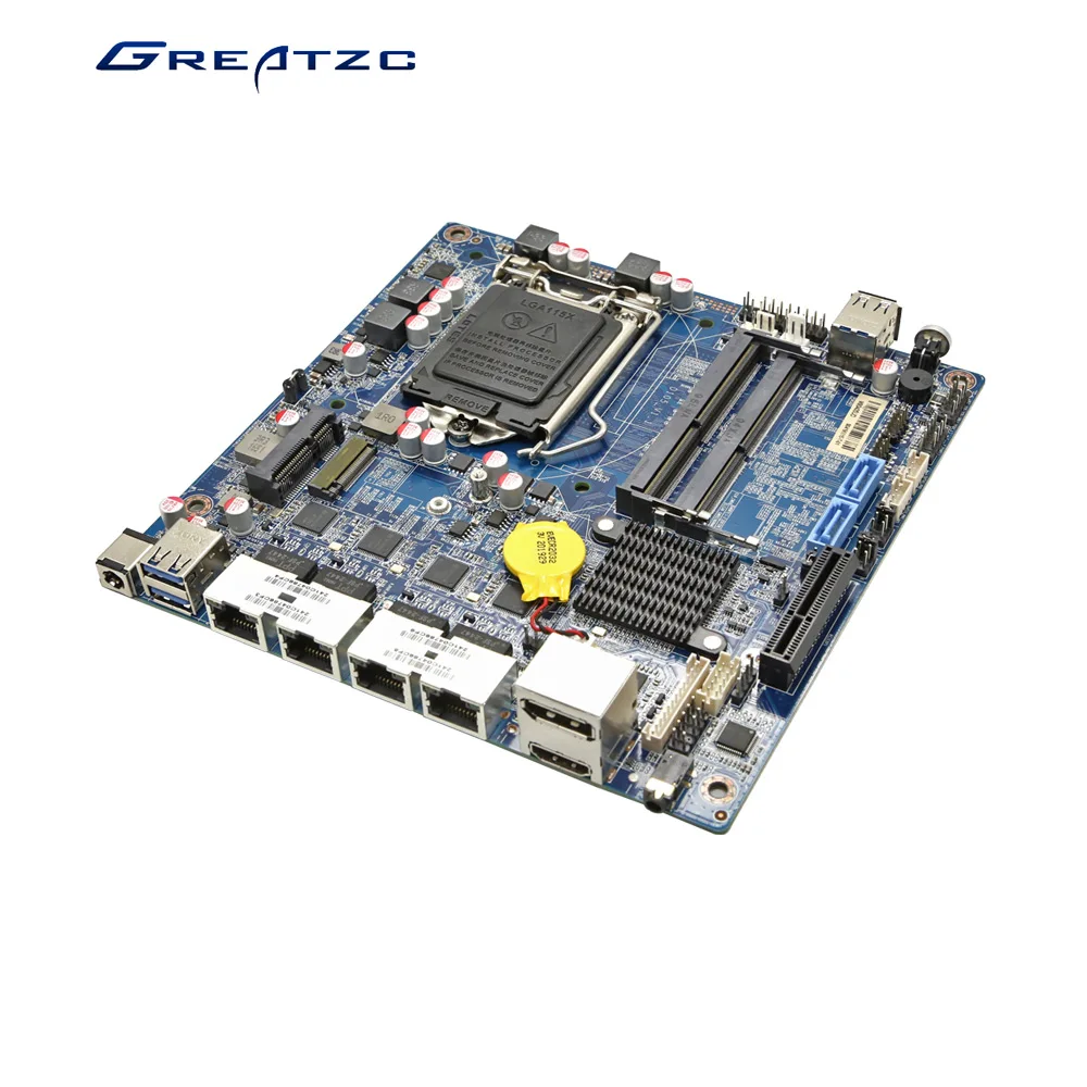Фабрика GREATZC 15 лет поставщика брандмауэров с 4 LAN LGA1151 разъем 8-го 9-го поколения I3 I5 I7 процессор Celeron Pentium