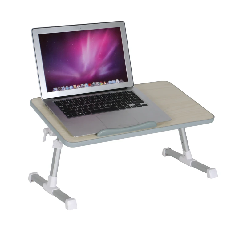 
2021 hot sale folding laptop table outdoor office study folding laptop stand lazy desk for bed and sofa 