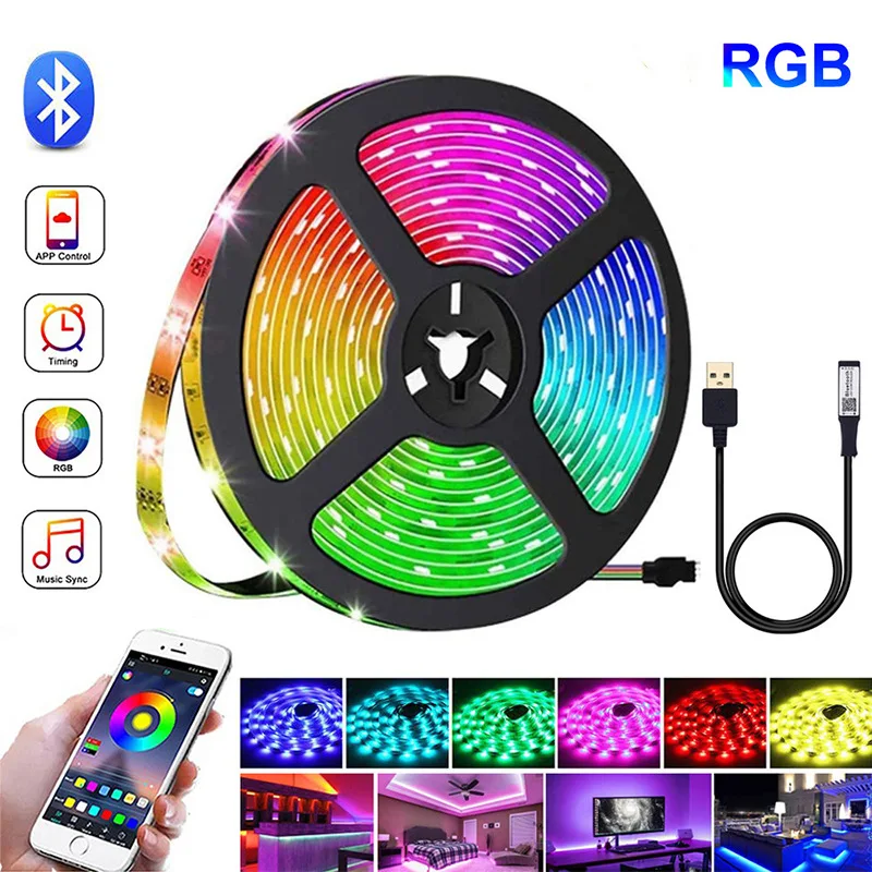 Led Tv Backlight Usb Led Strip 5v Rgb 5050 Background Backlight High Quality Mood Light Tv Led Light Usb