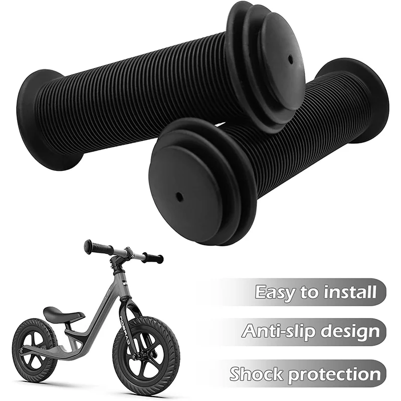 Bicycle Handlebar Bike Handle Grips Foam Comfortable Shock Absorption BMX Mountain MTB Beach Cruiser Scooter