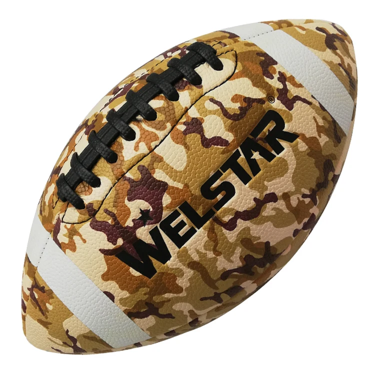 Factory Wholesales Official Size 9 Machine Sewn PVC American Football For Training