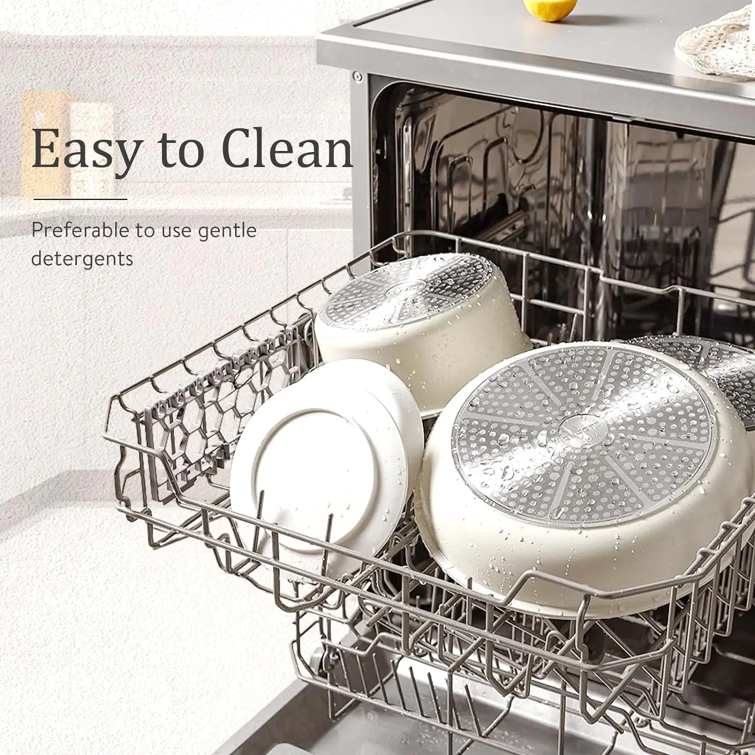 Cookware Kitchen Frypan Home Stock Pot Small Pan Aluminum Soup Pot Set Cooking Set Removeable Handles