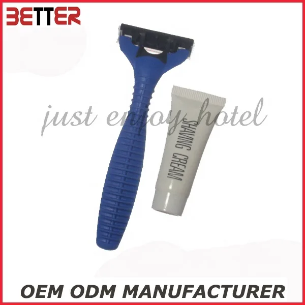 luxury plastic cheap hotel toiletries shaver