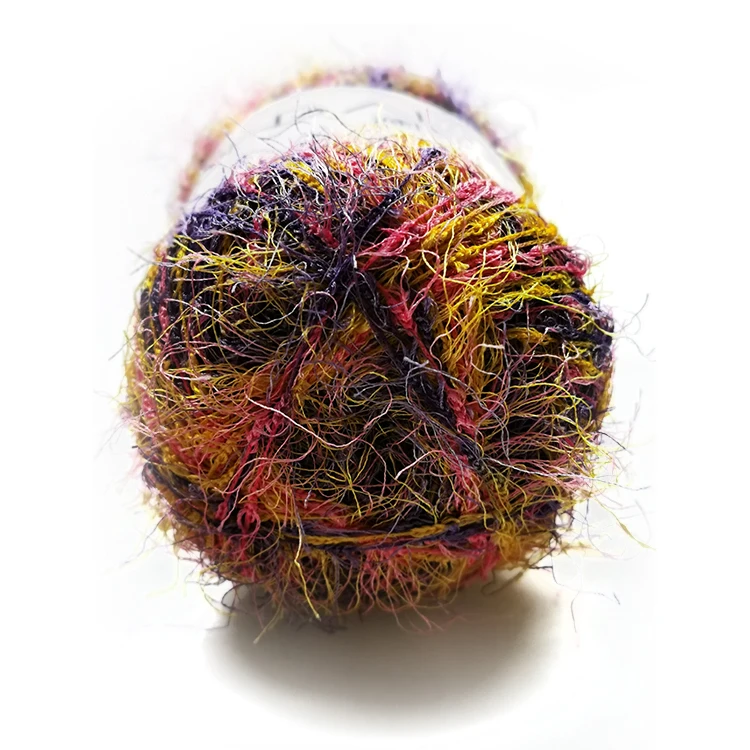
Factory Wholesale Soft Cheap Crochet Dyed Blended Polyester Yarn Cotton 