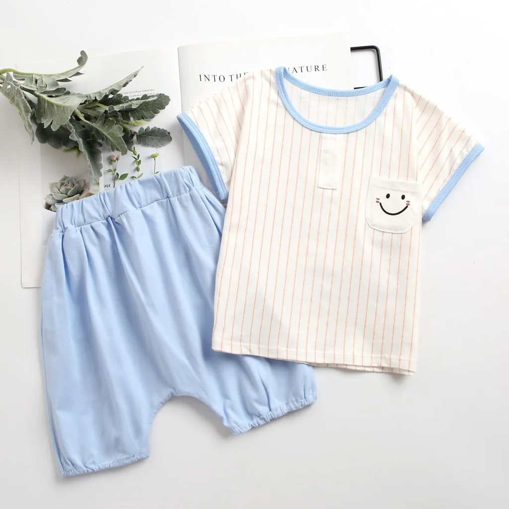 Casual Cute Animal Print Newborn Clothing Baby Cotton Bodysuits Clothes Boy 3pcs Pants Wear Suit