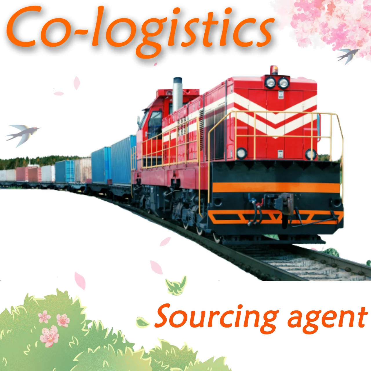 Rail Freight Agent Transport Cargo Truck Railway Shipping China to Europe Germany France Uk Spain Italy Dropshipping Top