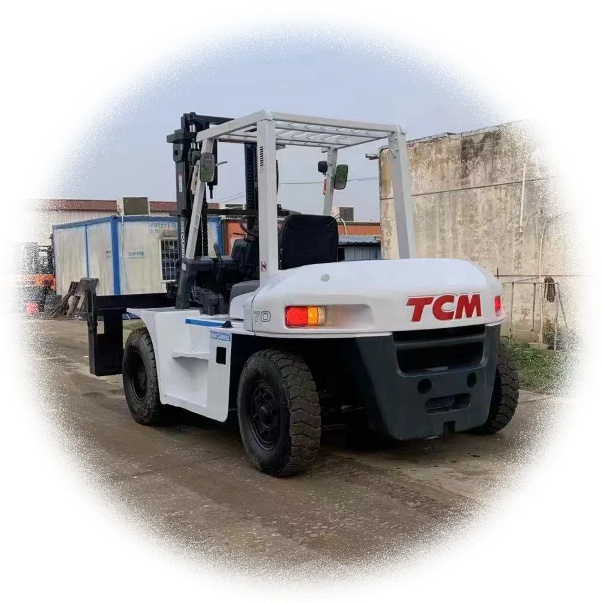 Used TCM FD70 Forklift 7 ton forklift for warehouse