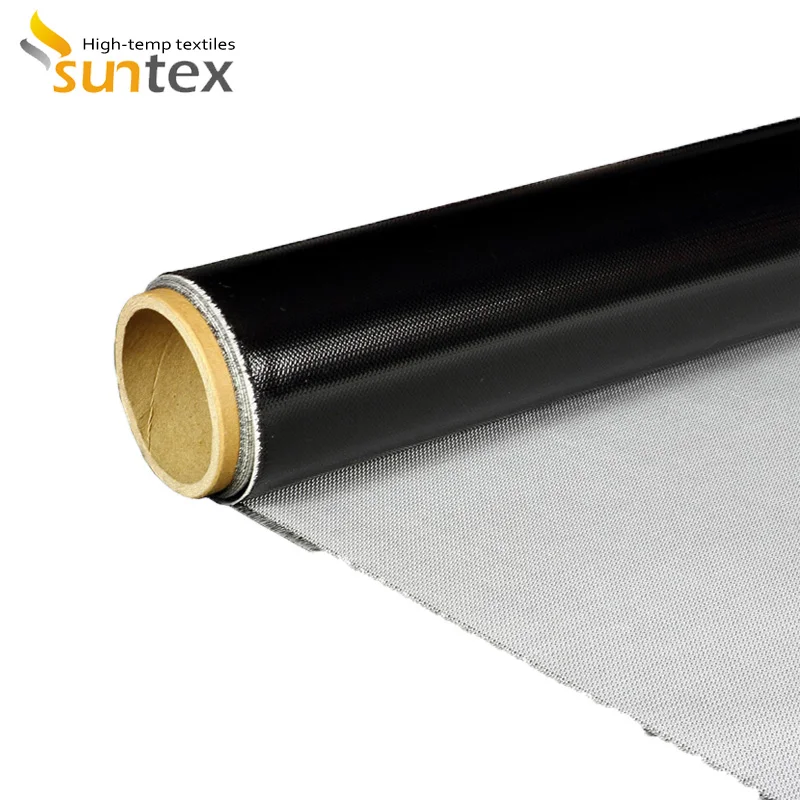 Cheap 0.4mm Silicon Coated Fiberglass Insulation Fireproof Cloth Material