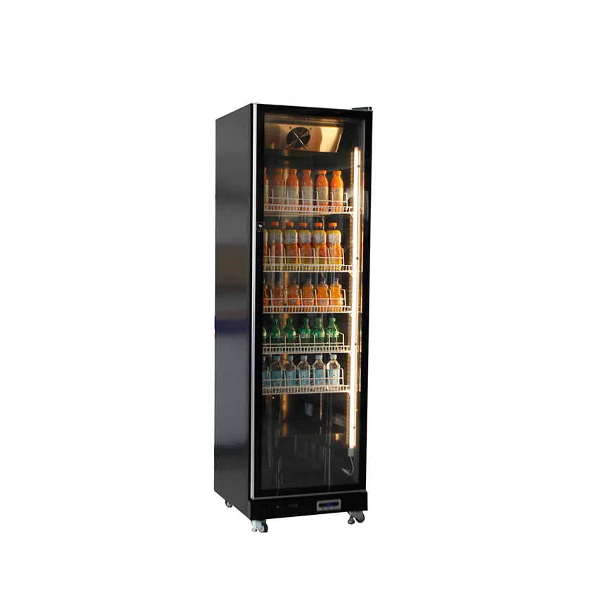 China cheap price Pepsi beverage air display cooler stand cold drink cooler with LED light large size cold drink display fridge (1600536342408)