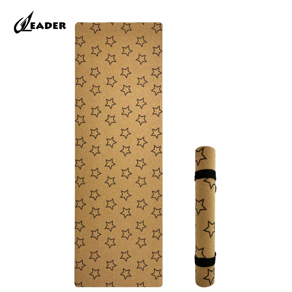 Mats De Yoga De Corcho Can Be Customized Cork Yoga Floor Mat