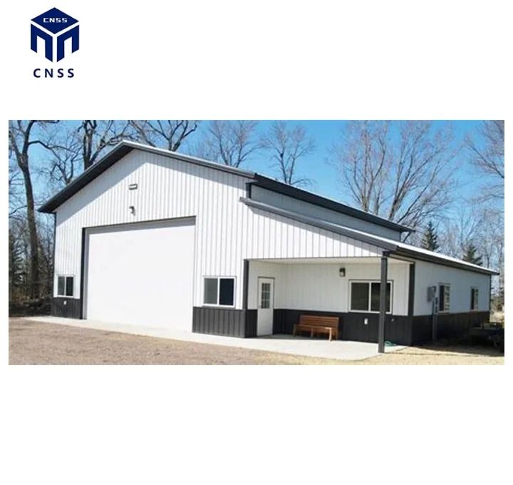 Modern Prefabricated Steel Structure Building New Design Workshop and Office Warehouse Mall Light Type Structure