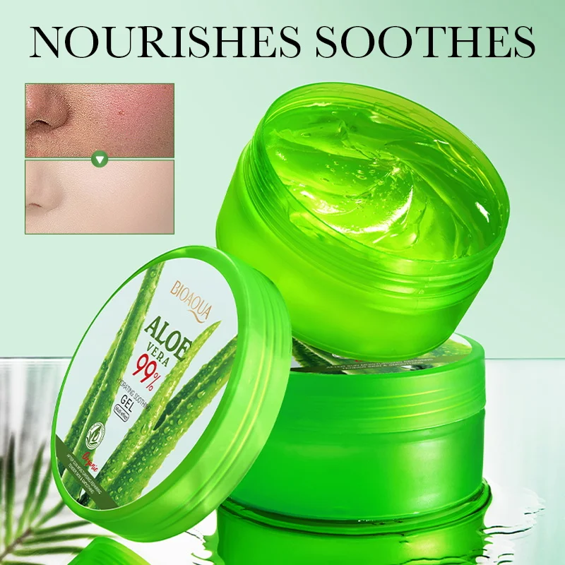 BIOAQUA New Arrival Private Label Natural Organic Aloe Vera Moisturizing Smooth Repair Face Beauty Products Aloe Vera Gel