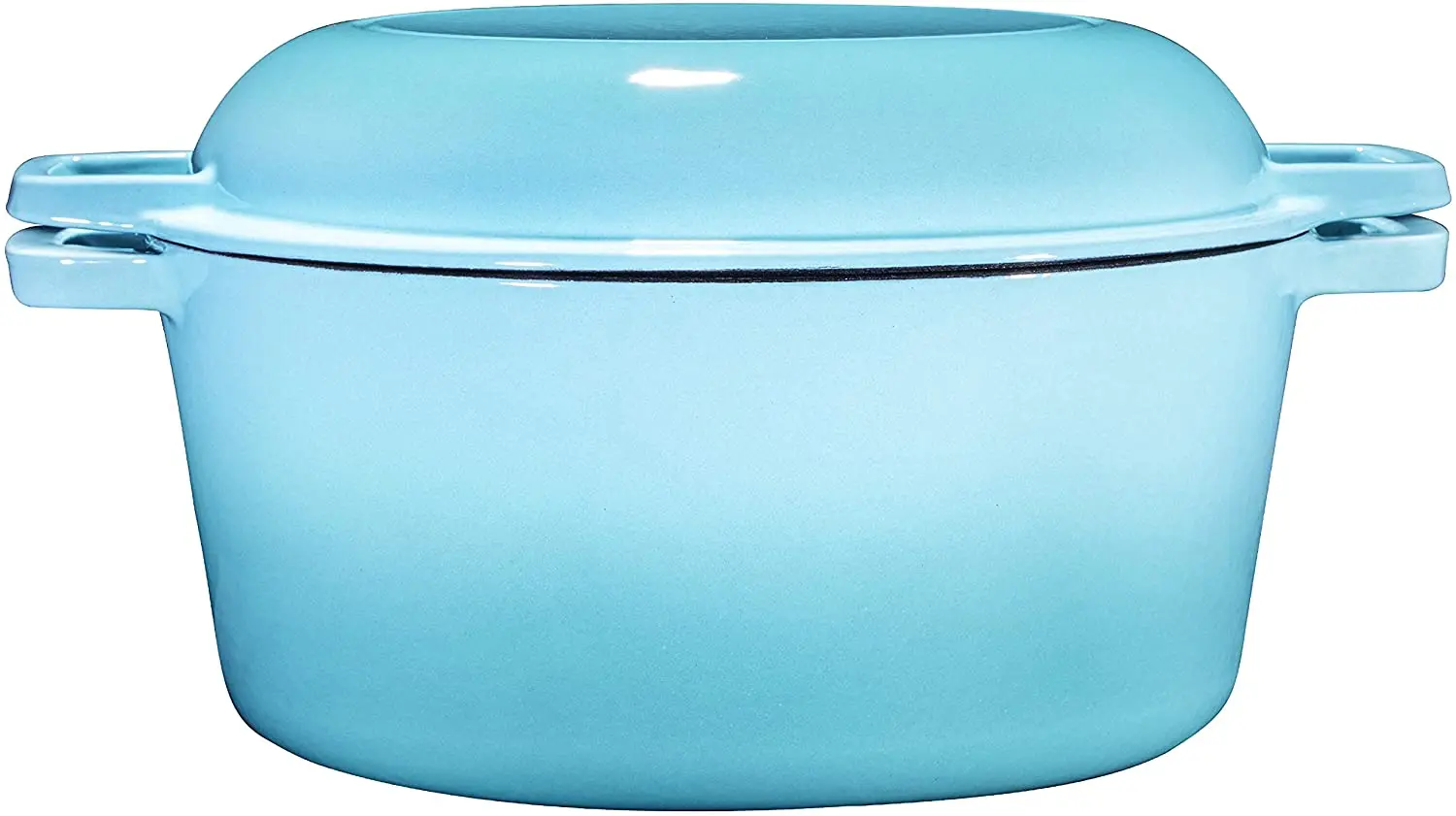 gusseisen 2 in 1 topf & pfanne cast iron double dutch oven