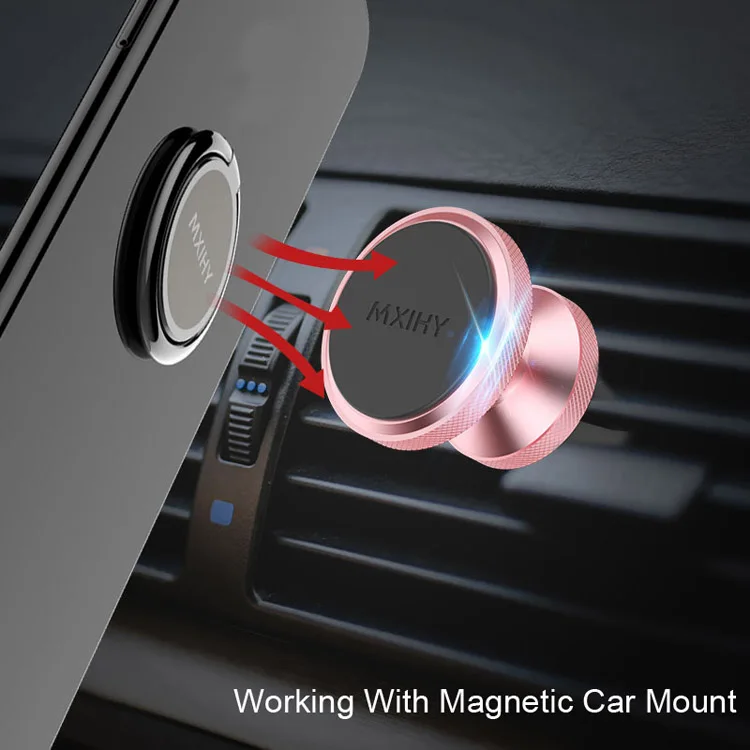 360 градусов вращающийся Универсальное кольцо-Держатель подставка держатель для мобильного телефона, держатель для смартфона держатель Универсальный мобильный телефон держать мобильных телефонов из цинкового сплава, цинковый сплав