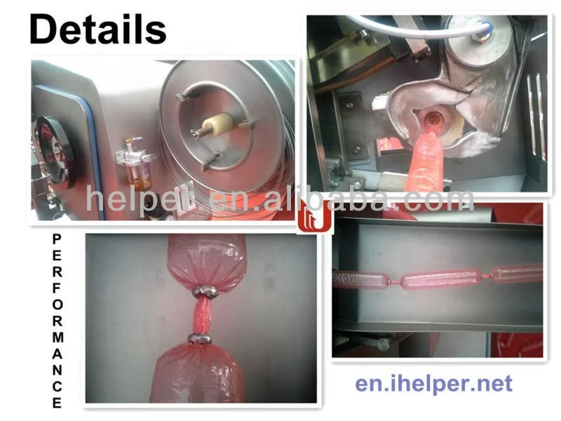 Professional Automatic Sausage Making Machine Great Wall Double Clipping Machine