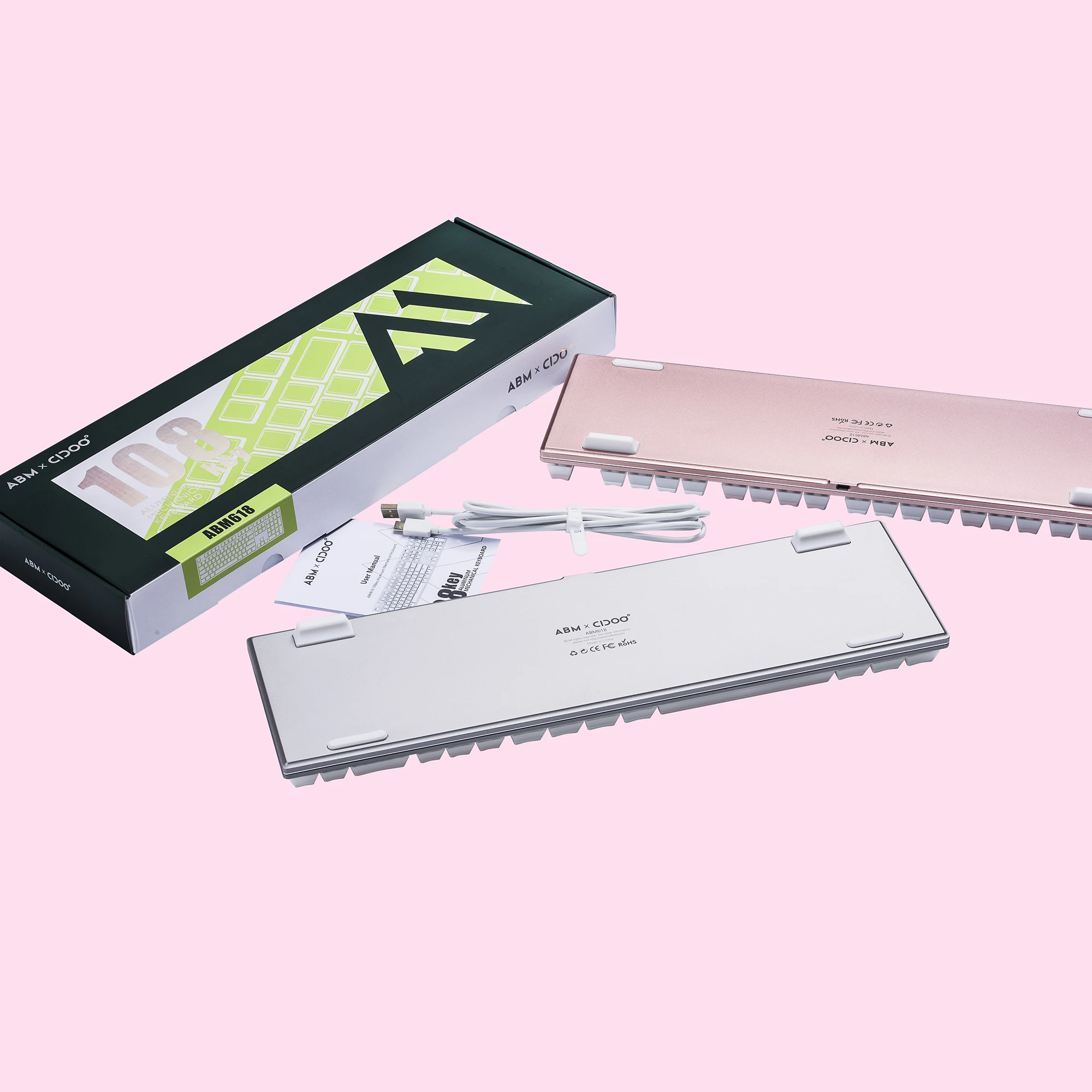 Dongguan Original Factory USB Wired RGB Mechanical Musical Rhythm Keyboards Gaming with PBT Pudding Keycap