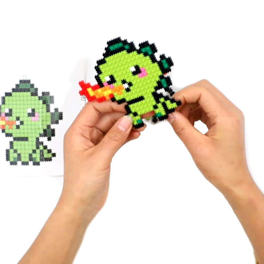 DIY kit 3D Kids Toys Handmade Puzzle hobby kit Children Blocks  Keychain building block