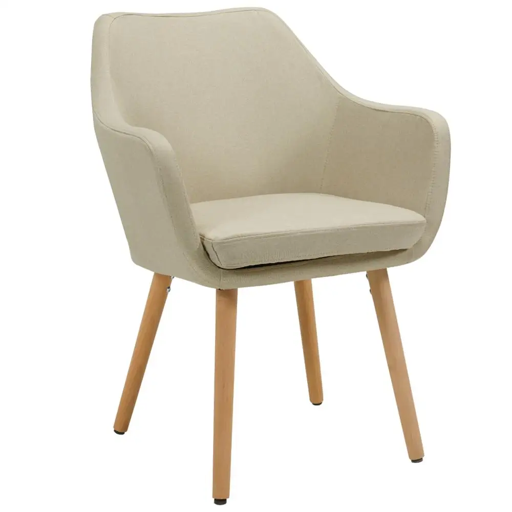 Бархатный Античный желтый Одноместный стул для гостиной