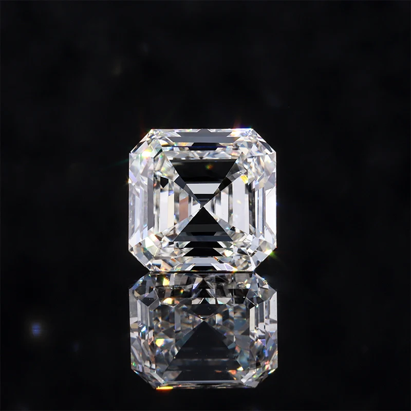 Starsgem hpht бриллианты 1ct E VS2 Asscher ограненные незакрепленные