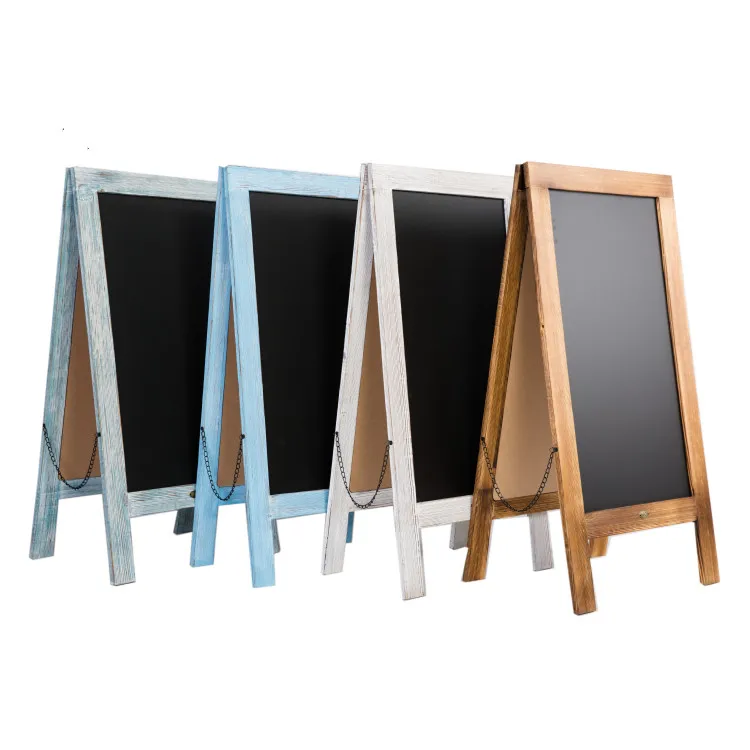 a-frame chalkboard sidewalk magnetic rustic wood menu chalkboard mini chalkboard in different colors