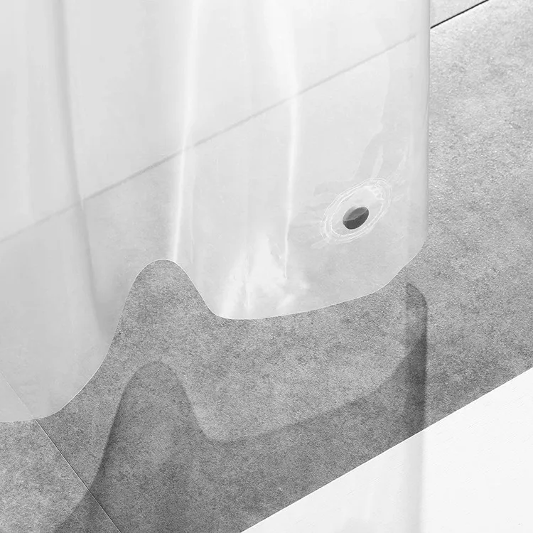 PEVA Shower Curtain Liner, 72x72 Light Weight 3G Clear Liner Water Repellent for Bathroom Shower/