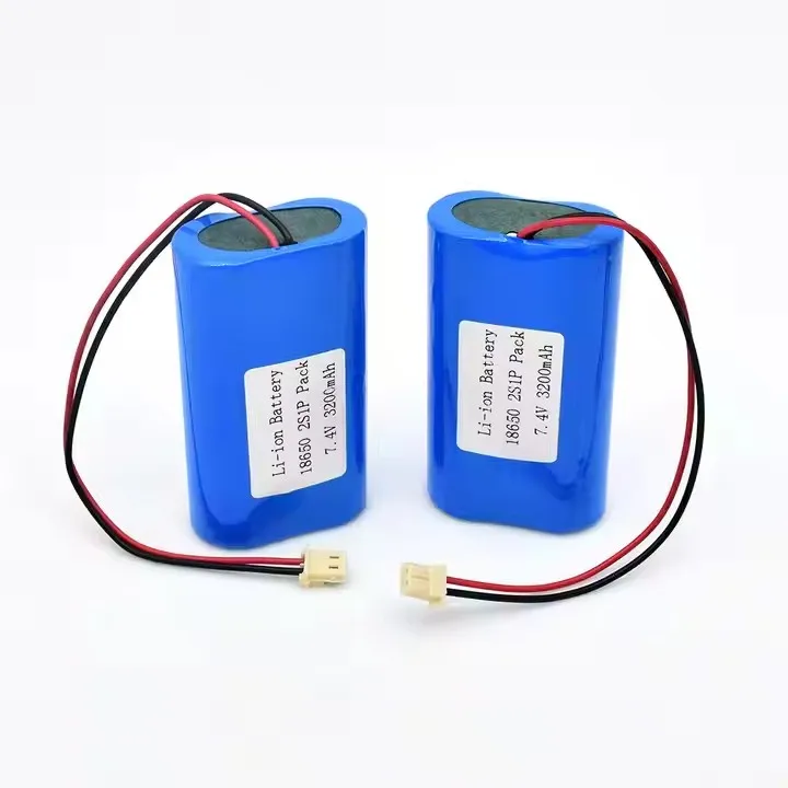 GEB 18650 Lithium Battery 7.4V 3200mAh Li-ion Rechargeable Battery 1S2P 2S1P 3.7V 10000mAh Rechargeable Lithium Battery Pack