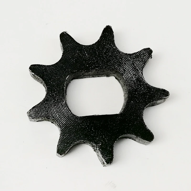 Шестерня двигателя с 9 зубьями, шестеренка 428, цепь, Объединенная Звездочка двигателя 17 мм, двойной D-диаметр, детали для электродвигателя скутера