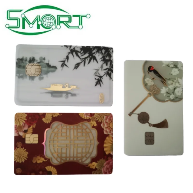 Hot Selling Combi PVC Visa Credit Cards With Magnetic Stripe NFC jcop Card for bank