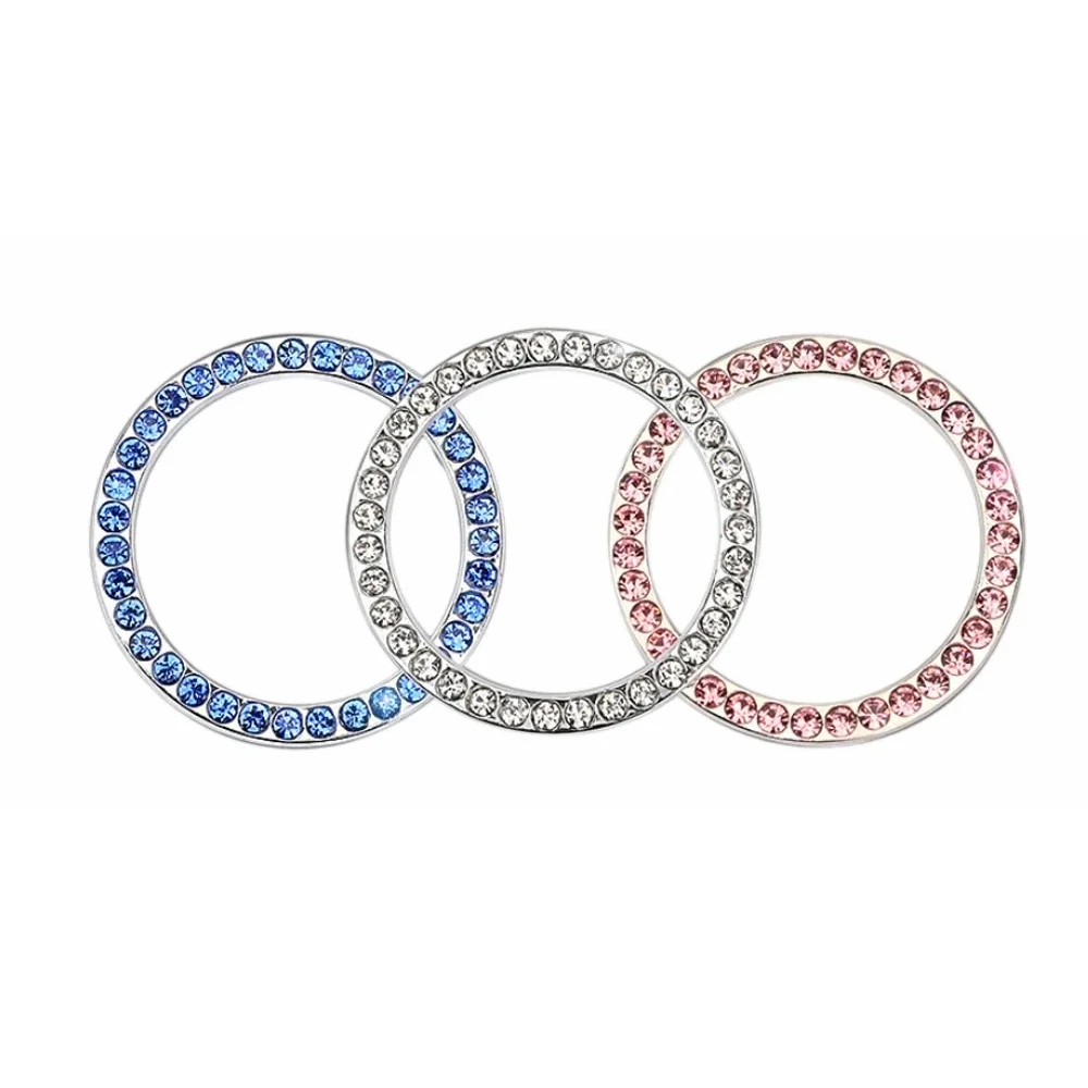 Factory Price Car One-click Start Button Interior Engine Ignition Start Stop Button Protective Cover Decoration Car Accessories