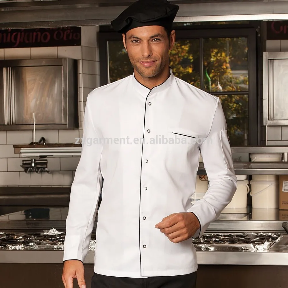 Restaurant Kitchen Work Clothes Custom Men Women Plus Size Jacket Executive Bakers Chef Coats Cook Uniforms