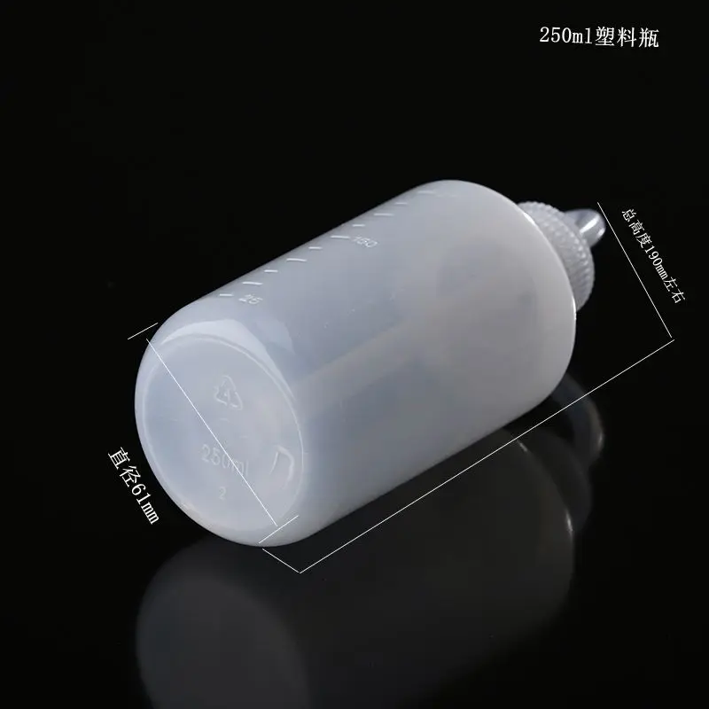 150 мл HDPE бутылка для химического брызговика, безопасная мойка, бутылка для промывания татуировок, мини бутылка для воды для лаборатории с этикетками для веса