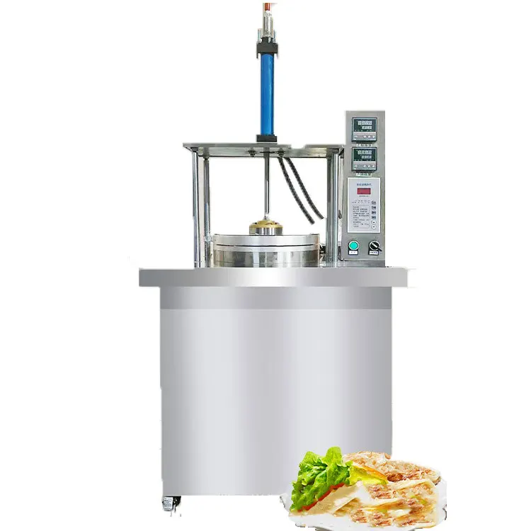 Автоматическая машина для производства плоских блинов Chapati Roti гидравлическая прессования теста