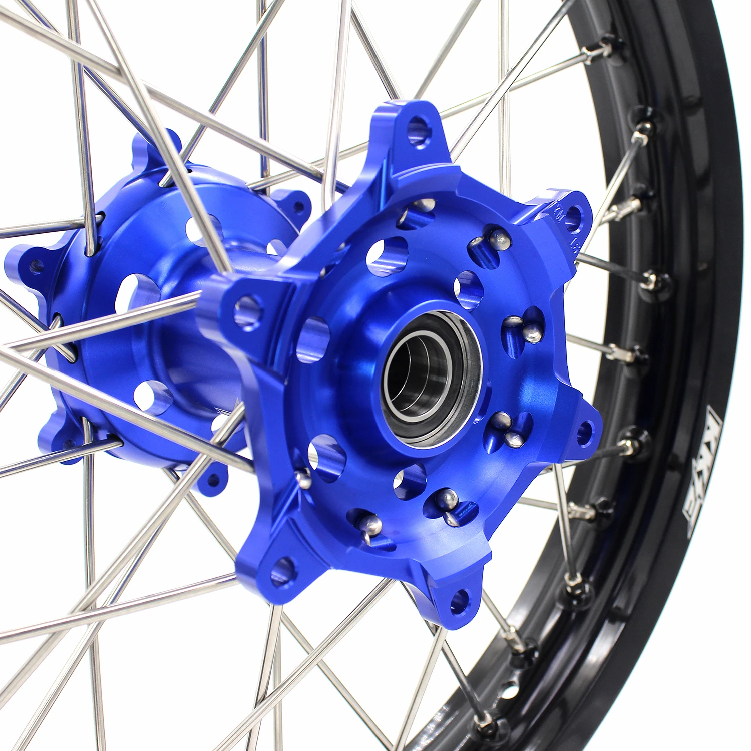 Набор колес KKE 21/19 дюйма или 21/18 подходит для YAMAHA YZ125 YZ250 1999-2021 YZ250F YZ450F 2020 синий ступичный черный