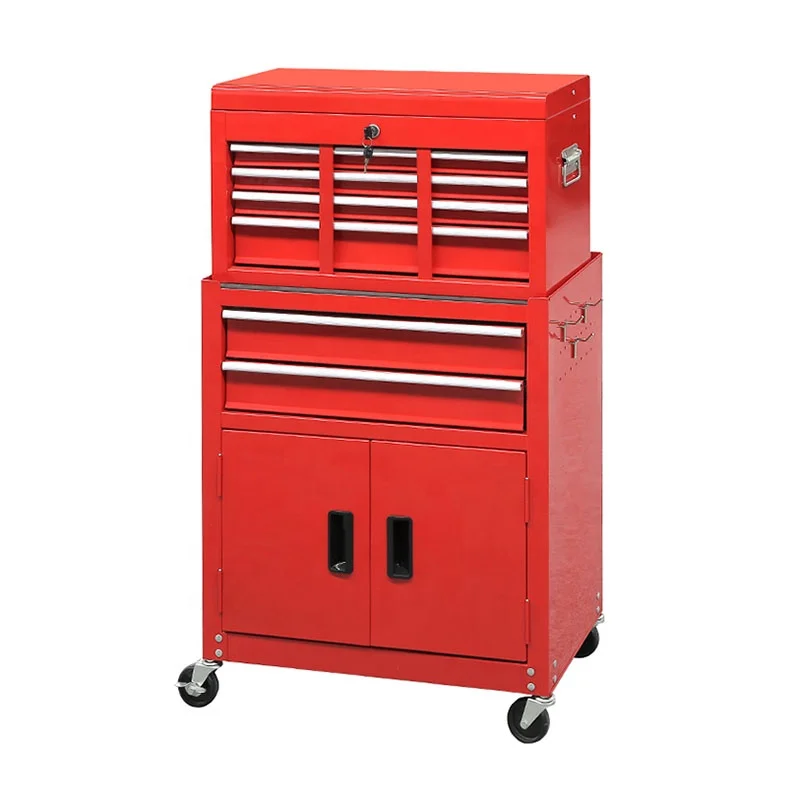 24 tool chest series 6 drawers tool cart on wheels with door cost-effective