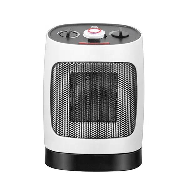 2,000 W Mini Ceramic Fan Heater with Automatic Oscillation, Two Power Levels, Energy-Saving Operation for Living Room, Office