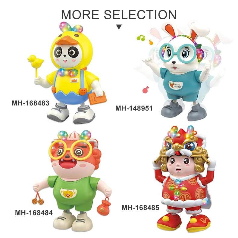 Chinese lion dancing toy cute lion kids musical toy New Year gift