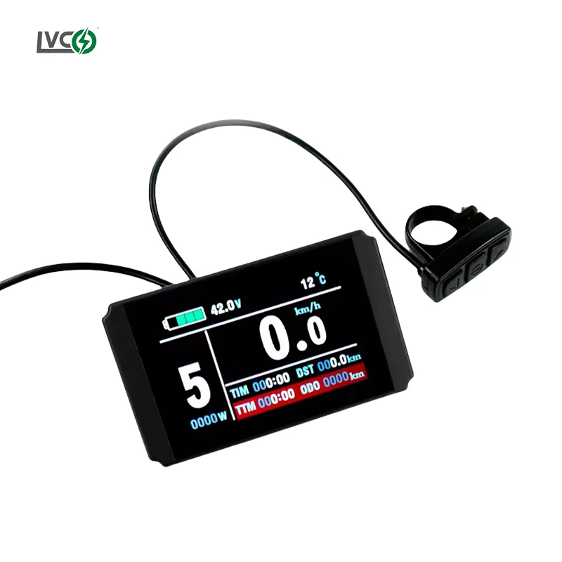LVCO дисплей для электрического велосипеда KT LCD5 LCD8 с водонепроницаемым коннектором ЖК-дисплей 36 В 48 контроллера Ebike 500 Вт 1000 1500