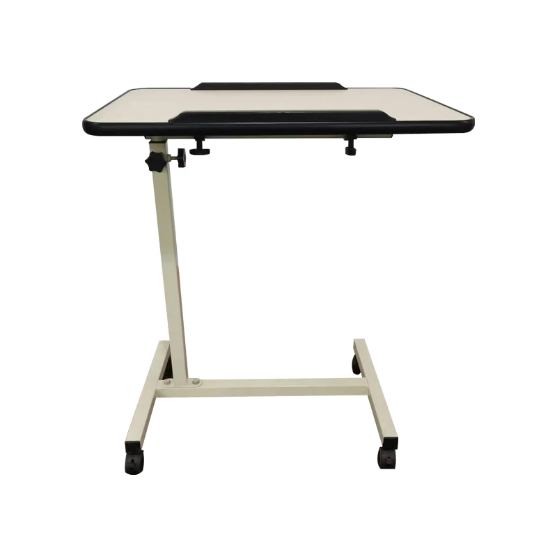 Hospital Medical Patient Overbed Lifting Table Mobile Over Bed Table for Hospital
