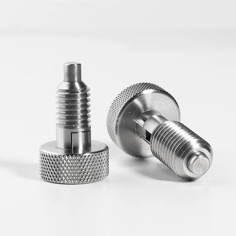 18-8 Stainless Steel Knob-Style Retractable Spring Plunger lock out indexing plunger