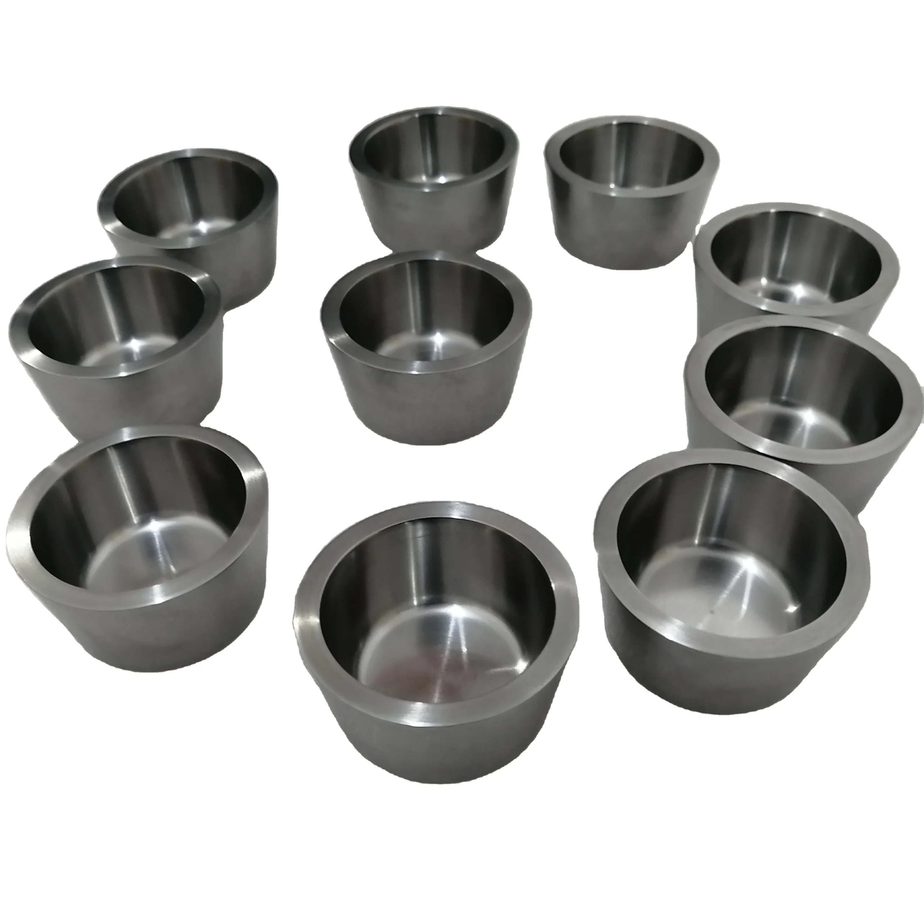 SML Customized Polished 99.95% Purity High Temperature Molybdenum Crucible for Melting