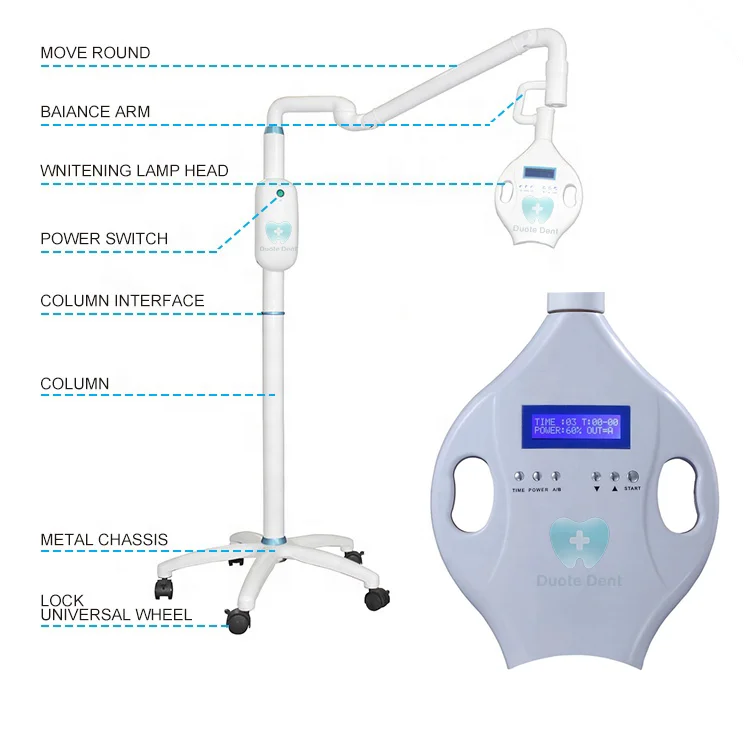 Factory Price Dental chair Portable , Bleaching Light  LED Teeth Whitening  lamp machine