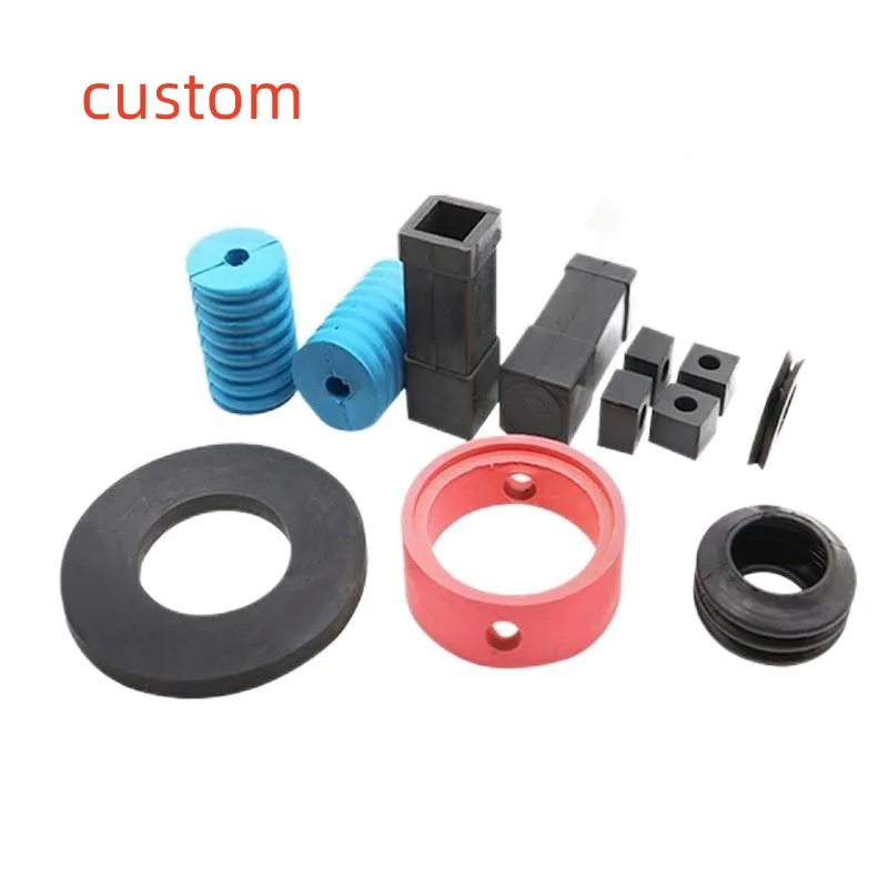 Customized OEM ODM die-cutting industrial mechanical engineering SR NBR EPDM rubber Sealing Washers spacer rubber silicone part